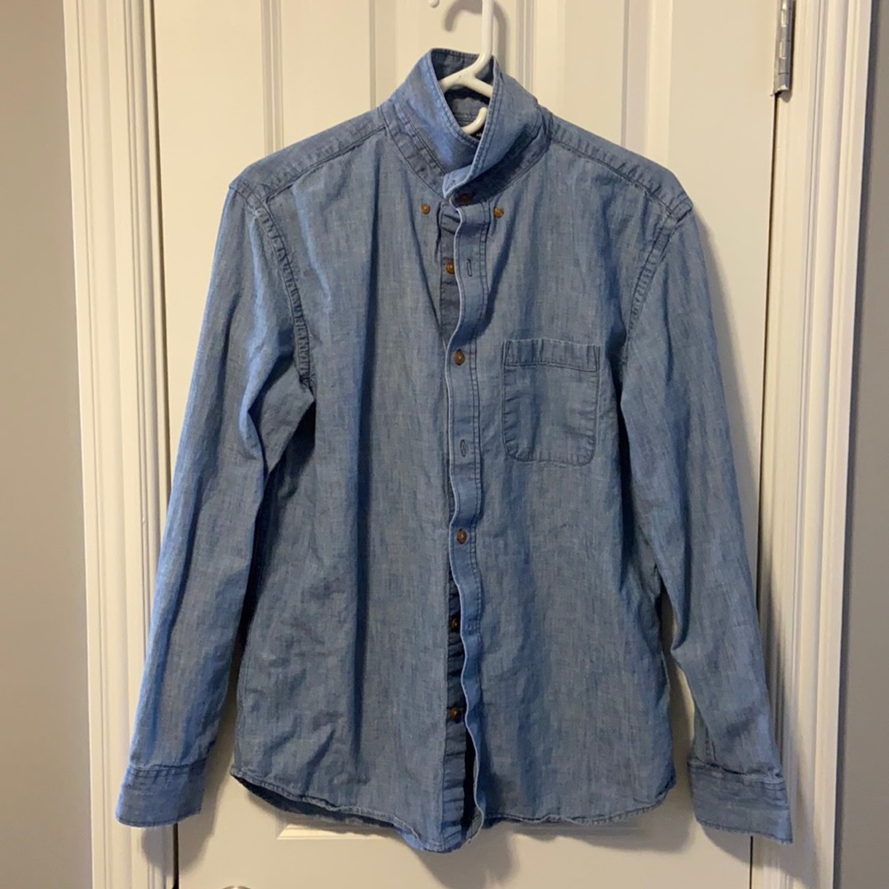 Old Navy button up jean shirt